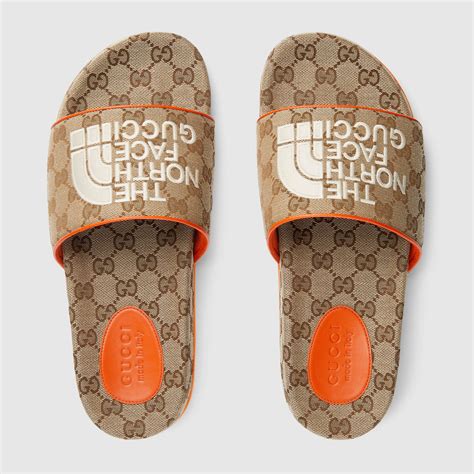 tnf gucci slides|Gucci north face backpack.